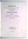 VENTURI, GIOVANNI BATTISTA. Commentari sopra la Storie e le Teorie dellOttica . . . Tomo Primo [all published].  1814